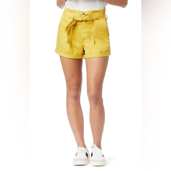 SAM EDELMAN 
Utility Trouser Shorts - Mustard - Picture 1 of 6